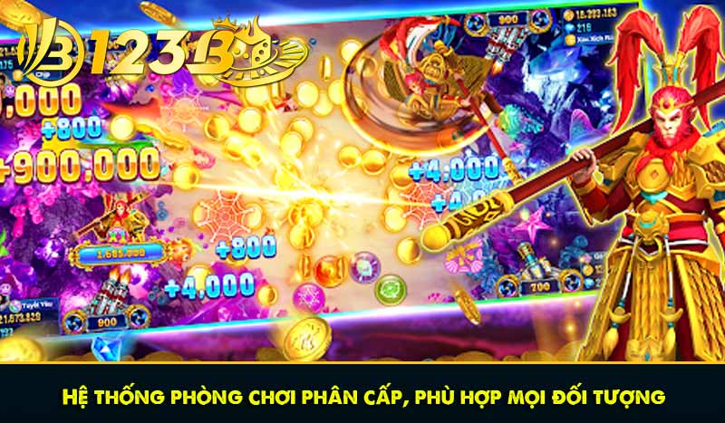 Bắn cá Thần tài: Bí kíp Hack xu hiệu quả, lợi nhuận cao 9 Hệ thống phòng chơi phân cấp, phù hợp mọi đối tượng